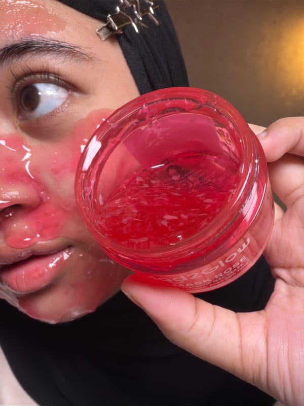 Beauty routine documented in East Jakarta skincare session