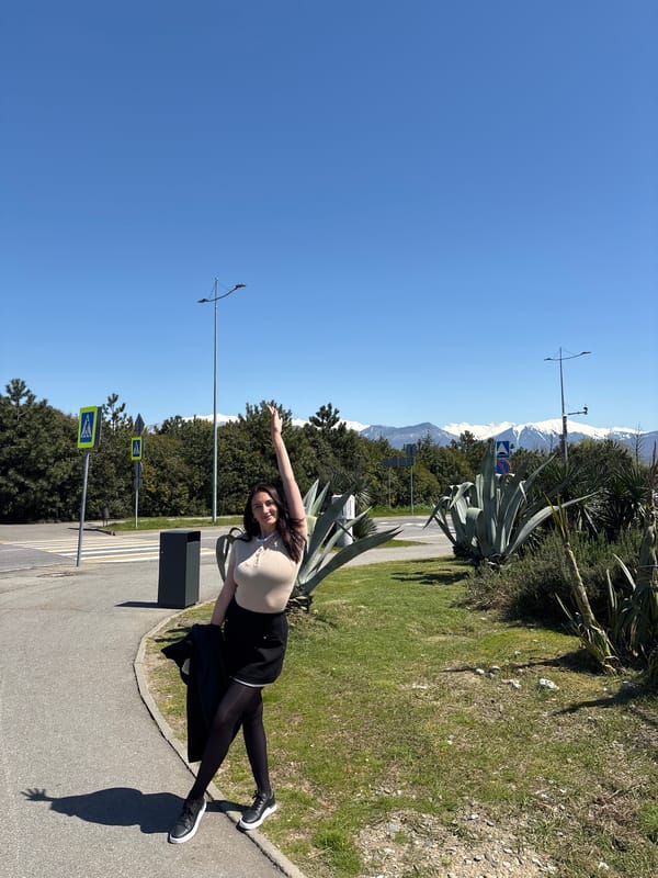 Photo session captured in mountain resort town Sirius, Russia