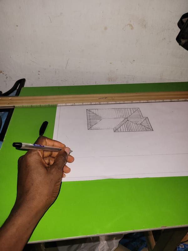 Afternoon sketching session paired with casual Slavic-language personal updates