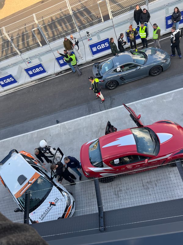 Racing event with multiple cars draws spectators in Bulgaria