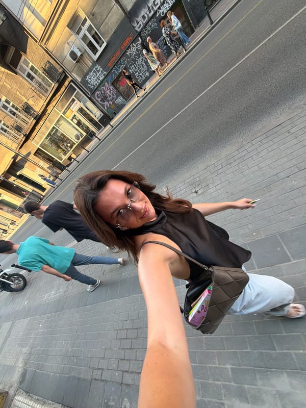 Golden-hour walk through Belgrade's pedestrian streets
