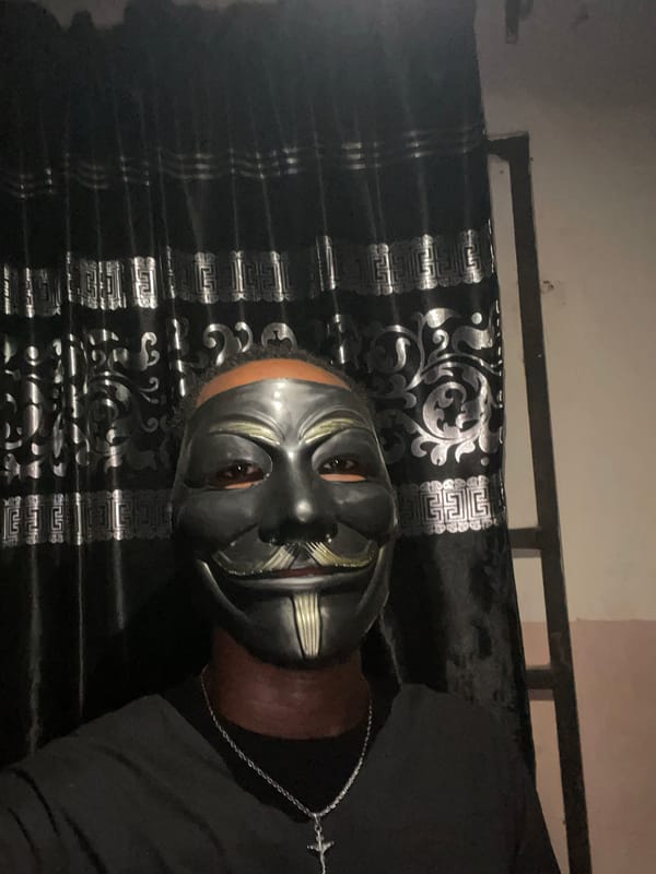 Individual photographed in various indoor settings in Lokoja, Nigeria