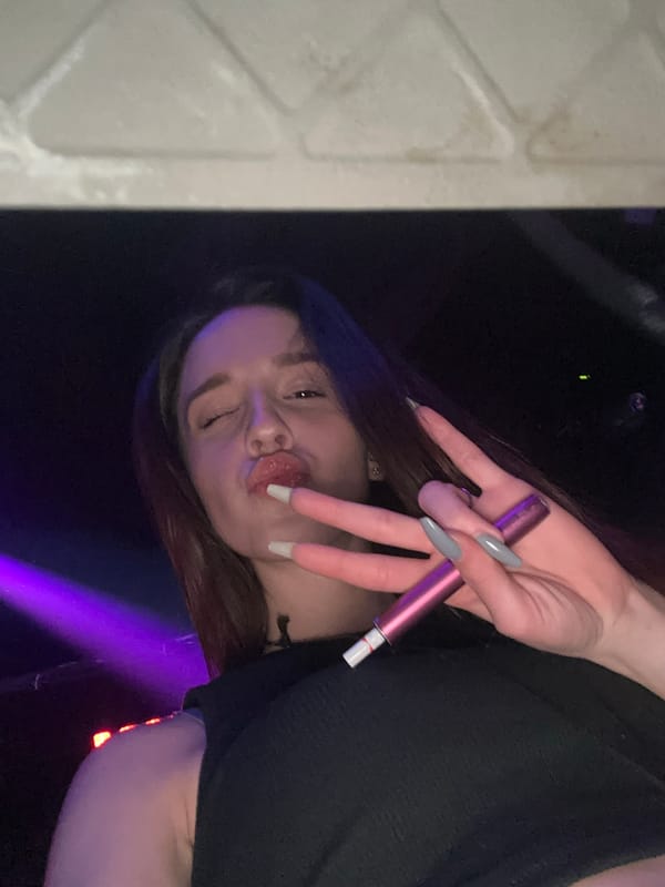Nightclub patrons socialize and party in Varna, Bulgaria venue