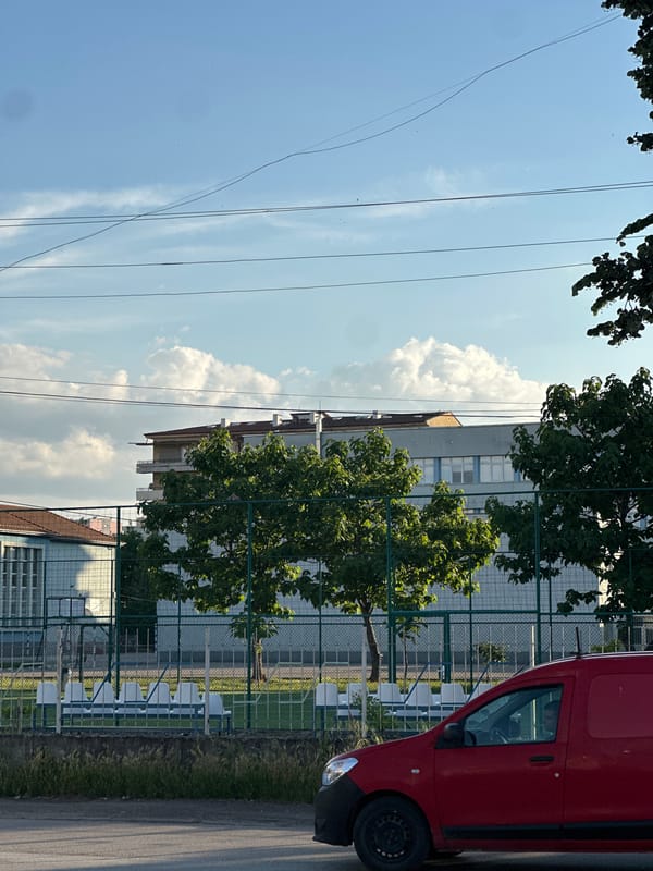Ordinary street scenes documented in Lovech, Bulgaria afternoon