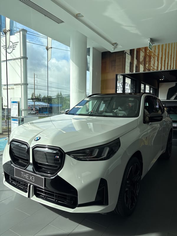 BMW Dealership Showcase Documented in Ratsada, Thailand Early Morning
