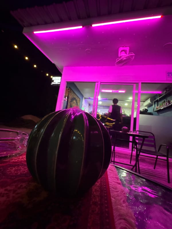 Evening karaoke and dining activity observed at Wave Club Thailand