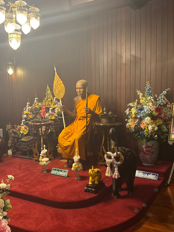 Early morning visit documented at Wat Chalong temple complex