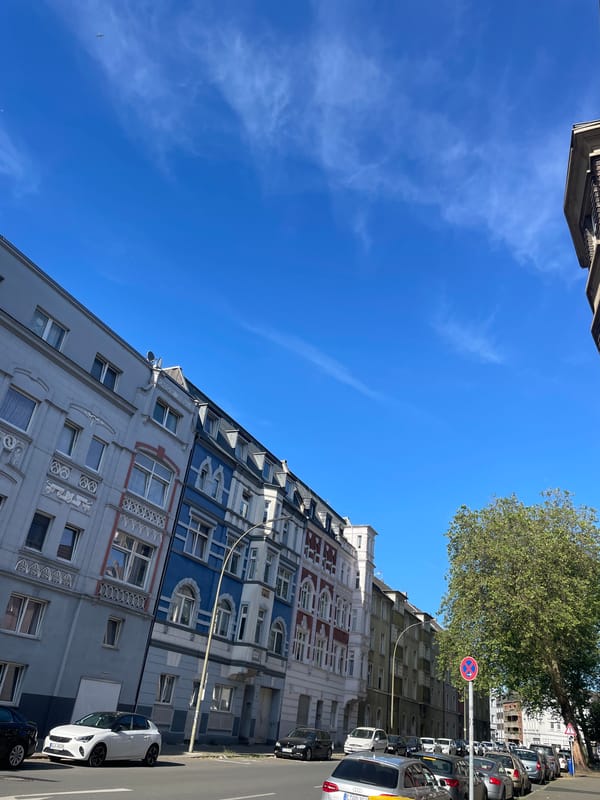 Urban architecture and streetscapes observed across unknown city location
