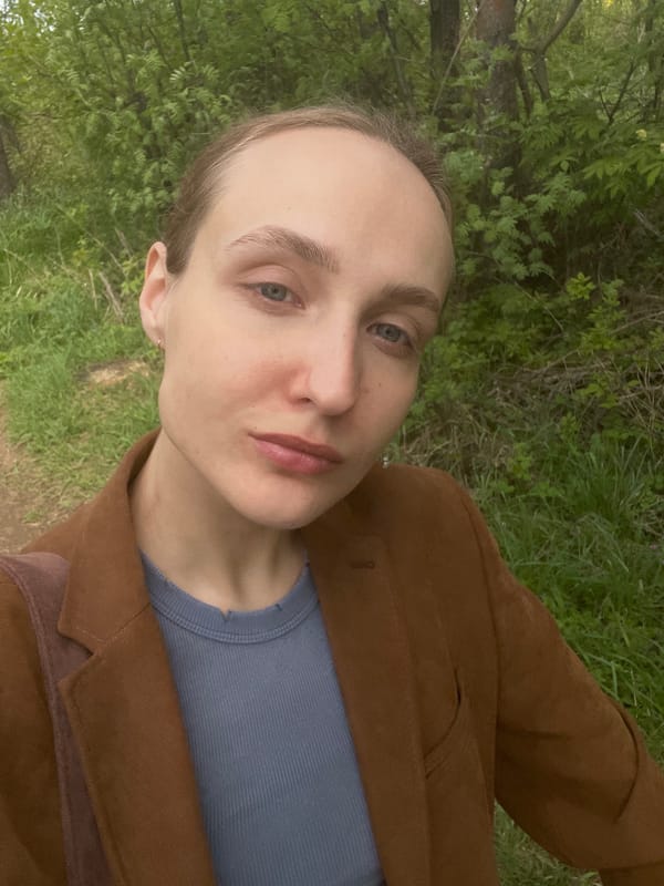 Morning selfie captured in Podshivalovo, Russia