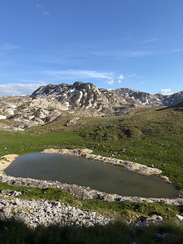Mountain landscapes documented in Boričje, Montenegro