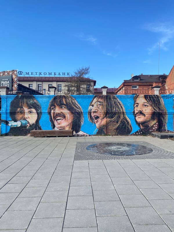 Street art and urban scenes documented in Yekaterinburg, Russia