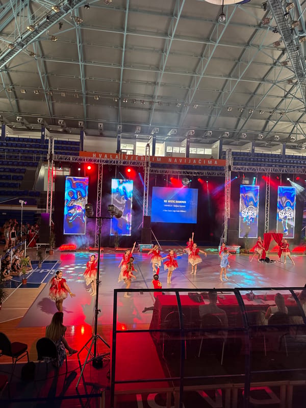 Dance competition fills Bar's Topolica Sports Hall with costumed performers