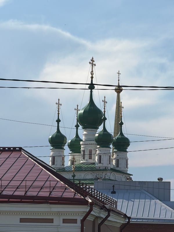 Witness documents cathedral views and street life in Solikamsk