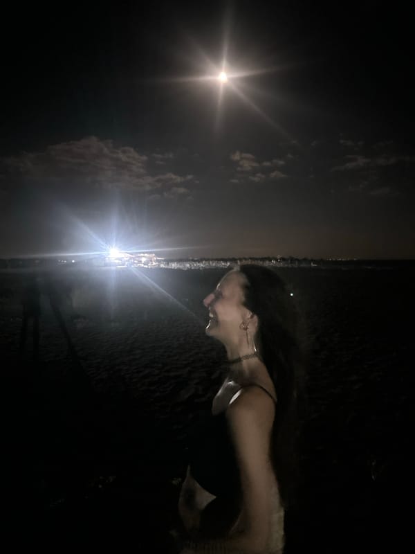 Late-night beach and roadside moments in coastal Montenegro