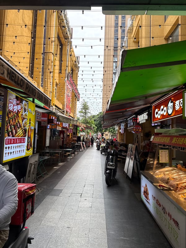 Haizhu District streets, red lanterns, and everyday urban life