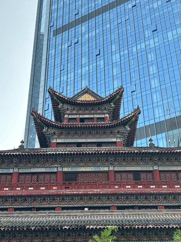 Old meets new in Chongqing's Yuzhong District streetscape