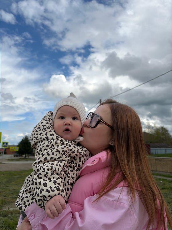 Woman shops for baby food, tulips in Novopokrovskaya stores