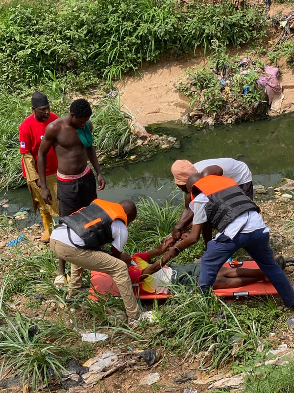 Nigerian Red Cross conducts water rescue operation in Nassarawa