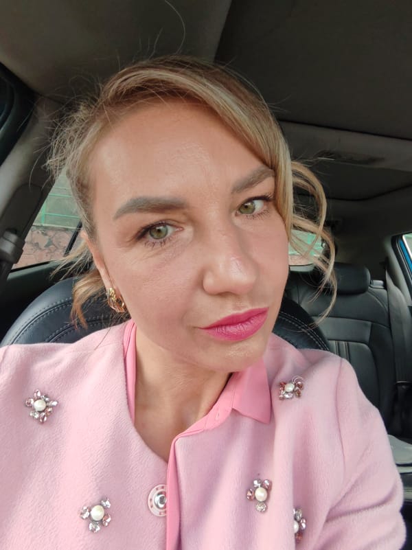 Car selfies and roadside scenes captured over a short drive