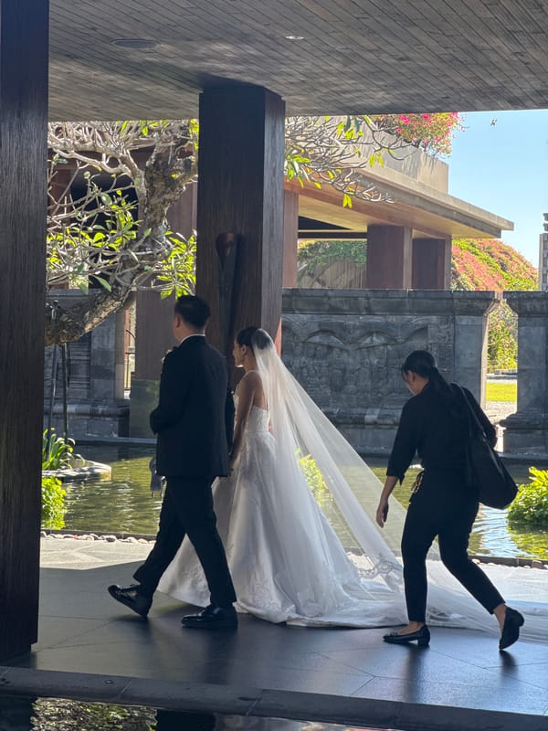 Wedding celebration at luxury resort in Kuta Selatan, Indonesia