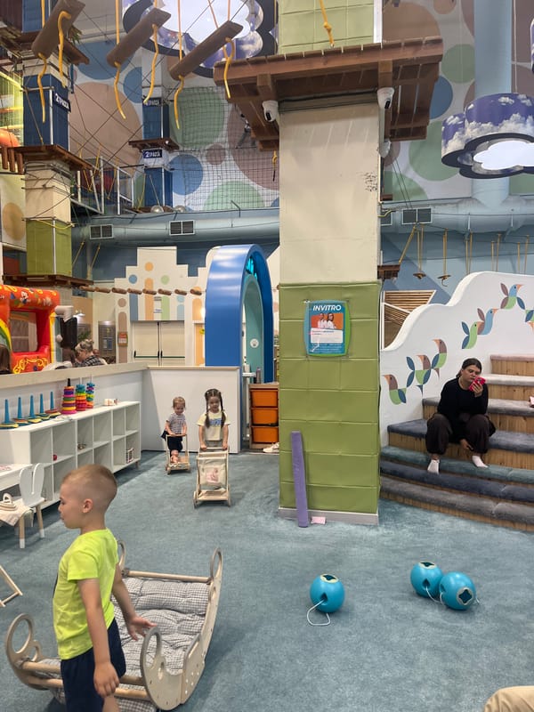 Indoor adventure and play center visit in Chelyabinsk