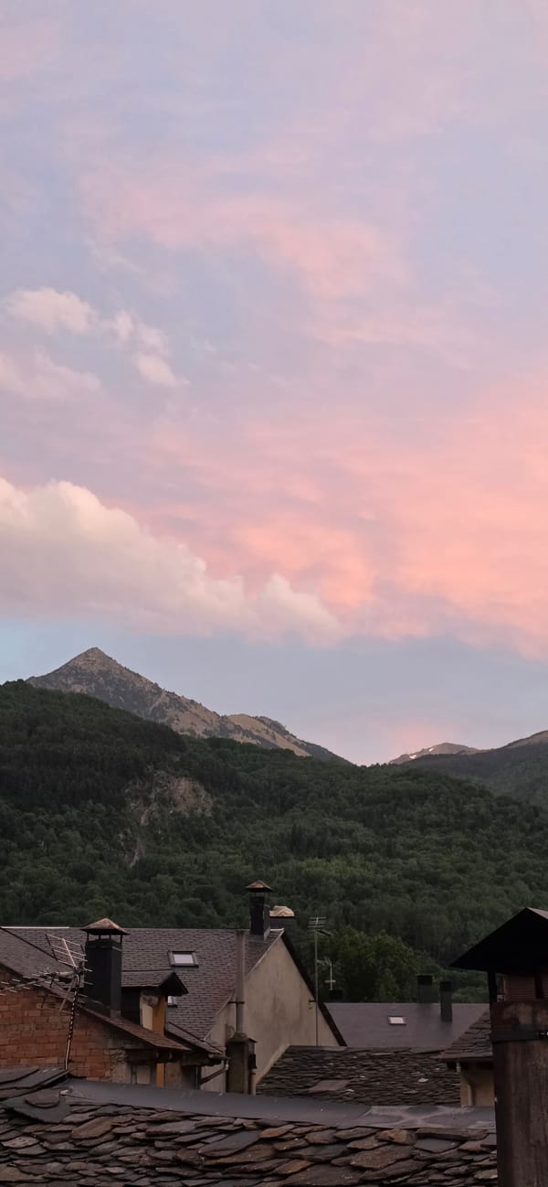 Evening nature photography session captures Benasque mountain scenery