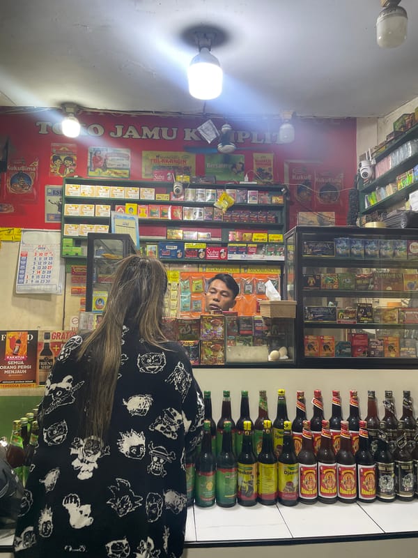 Daily life captured across North Jakarta shops and streets