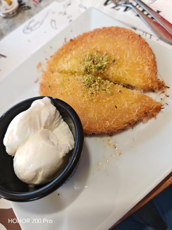 Restaurant meal documented in Haskovo, Bulgaria Monday morning