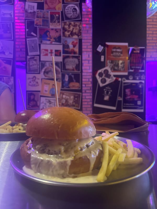 Food, drinks, and live music at a Nha Trang bar