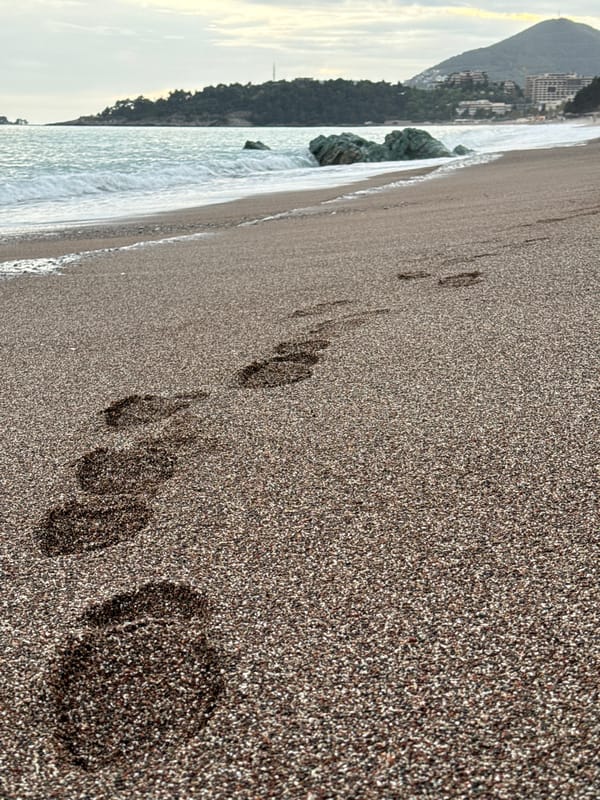 Quiet coastal moments captured along Montenegro beaches