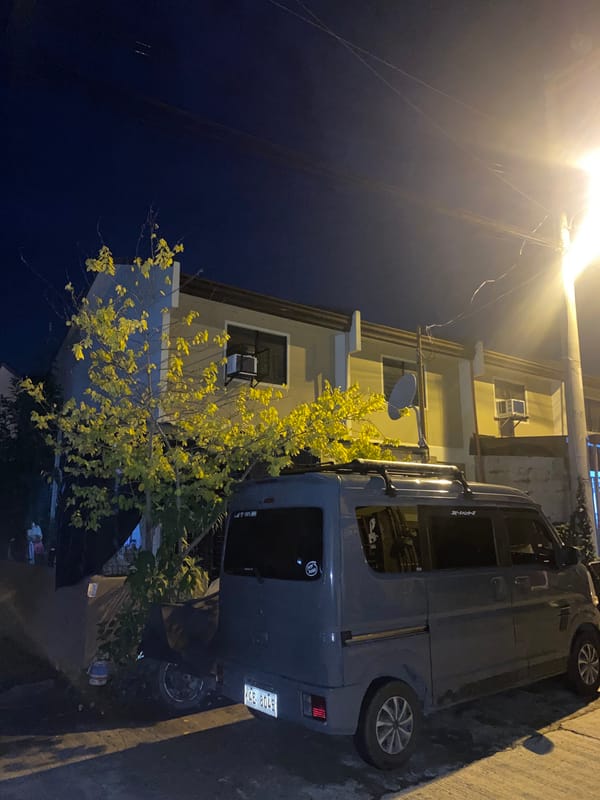 Late-night stroll through a Davao City residential neighborhood