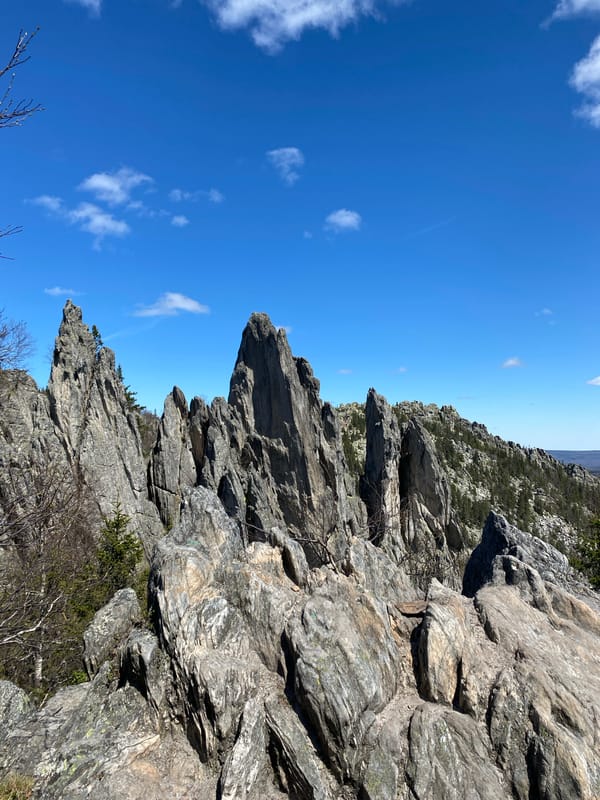 Rocky mountain terrain documented near Zlatoust, Russia