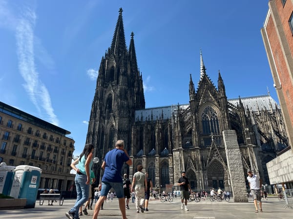 Cologne Pride festival draws crowds near the Cathedral