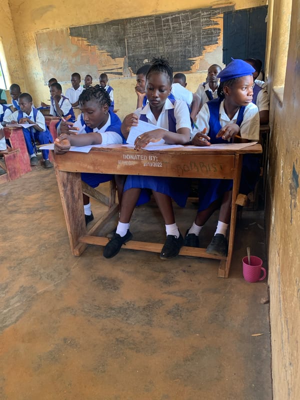 Exam session underway in a Akwanga classroom