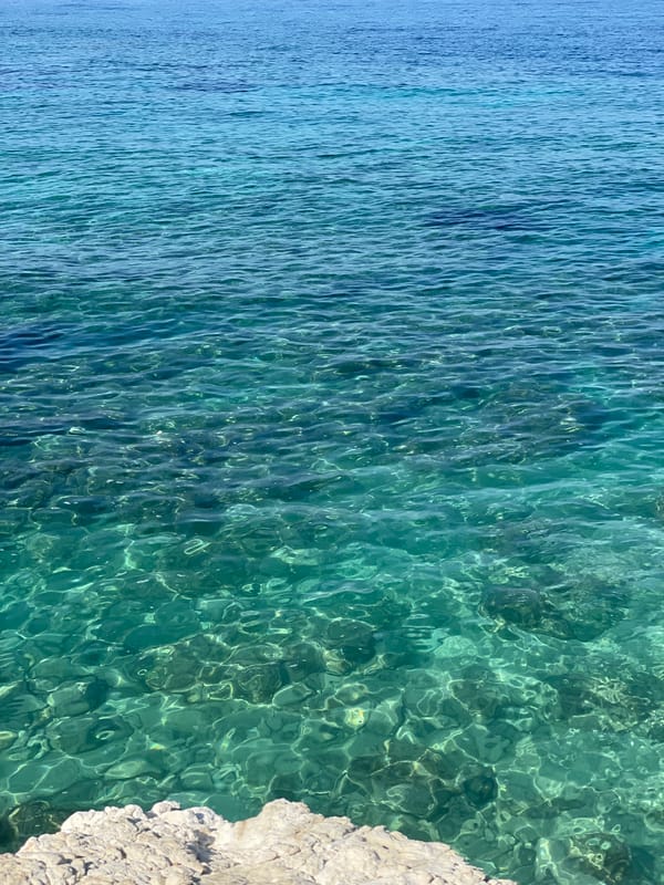 Edro III shipwreck and coastline at Peyia, Cyprus