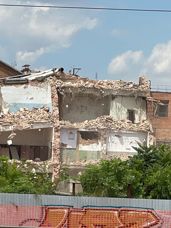 Krasnodar industrial zone: demolition, street traffic, and daily activity