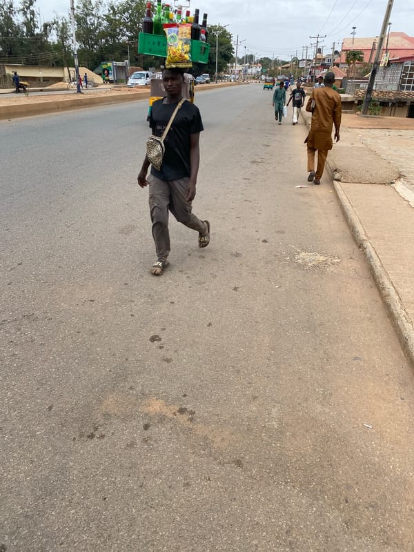 Morning street commerce observed in Bukuru Nigeria