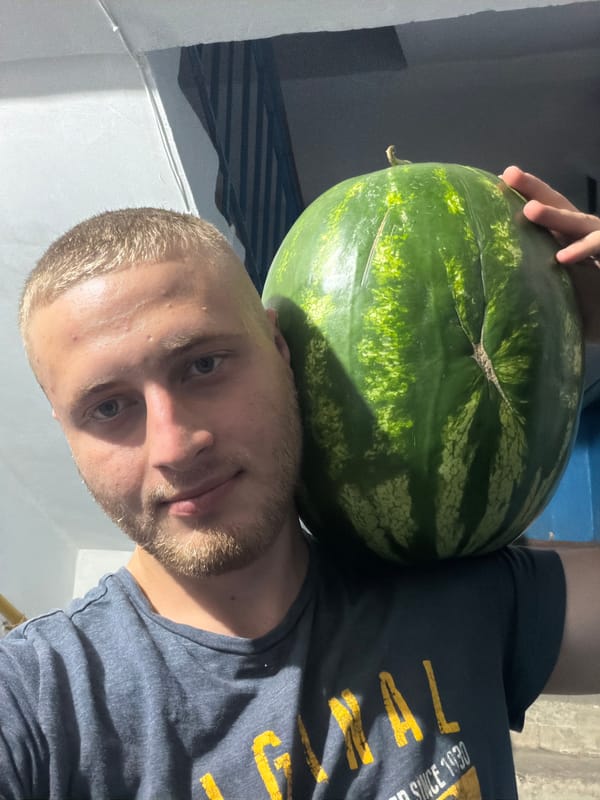 Watermelon, stormy skies, and World Cup predictions in Strășeni