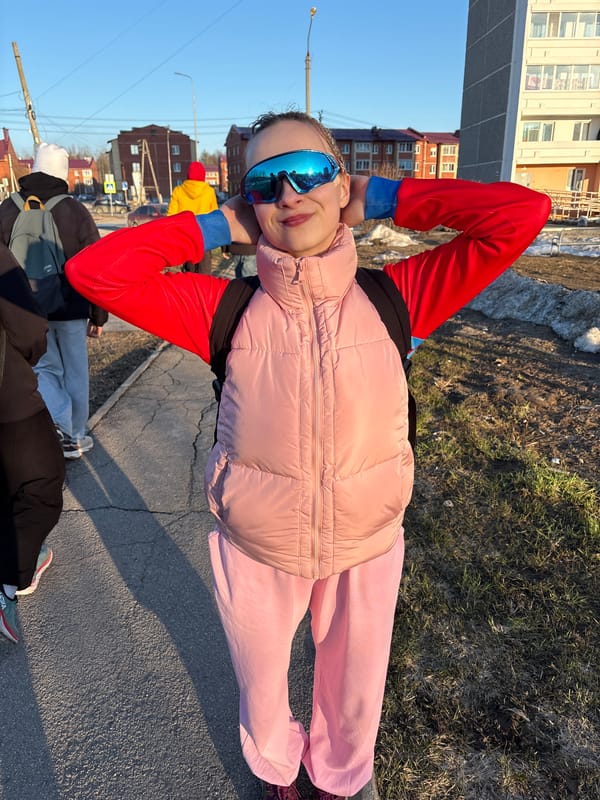 Young adults photograph street walk in Berezniki, Russia