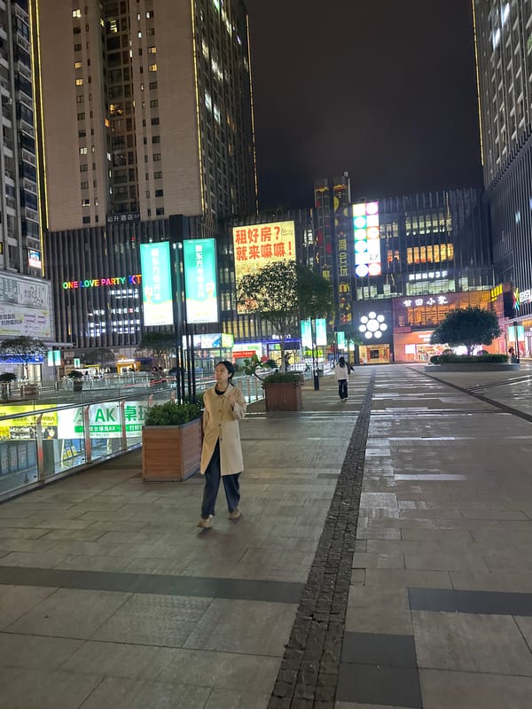 Evening street life documented in Chongqing High-tech Zone