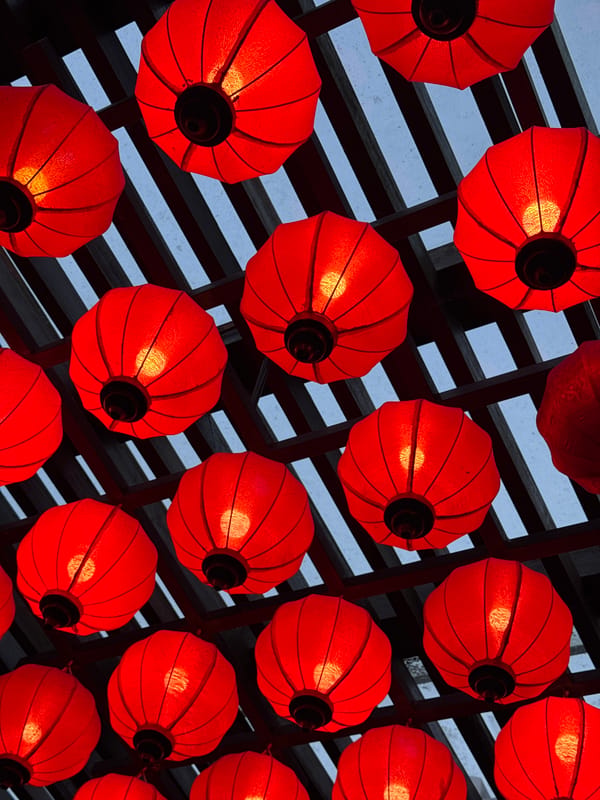 Red lanterns illuminate cultural district in Đà Nẵng