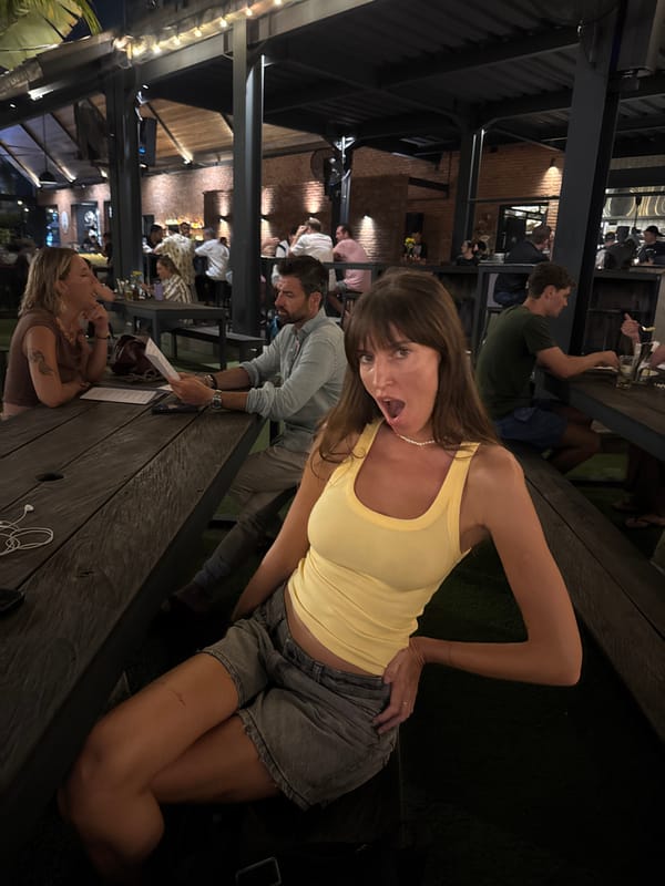 Evening dining scene captured at North Kuta restaurant