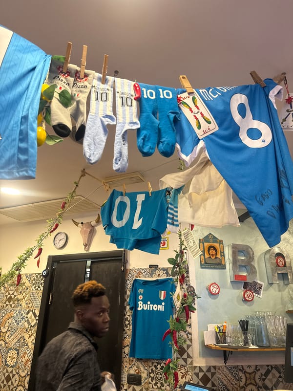 Sports memorabilia display documented in Milan