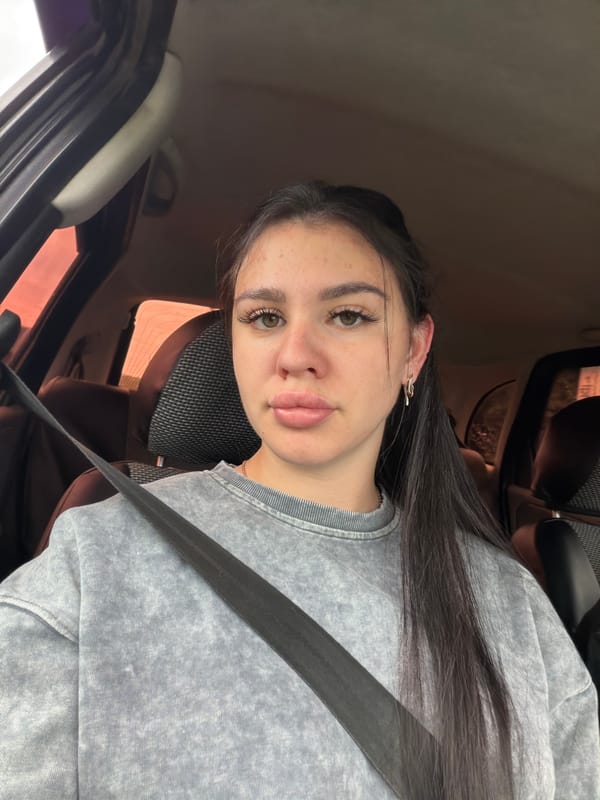 Quick driver's seat selfie in Foki, Russia