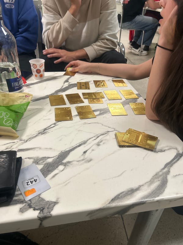 Card game gathering with vodka observed in Veliko Tarnovo