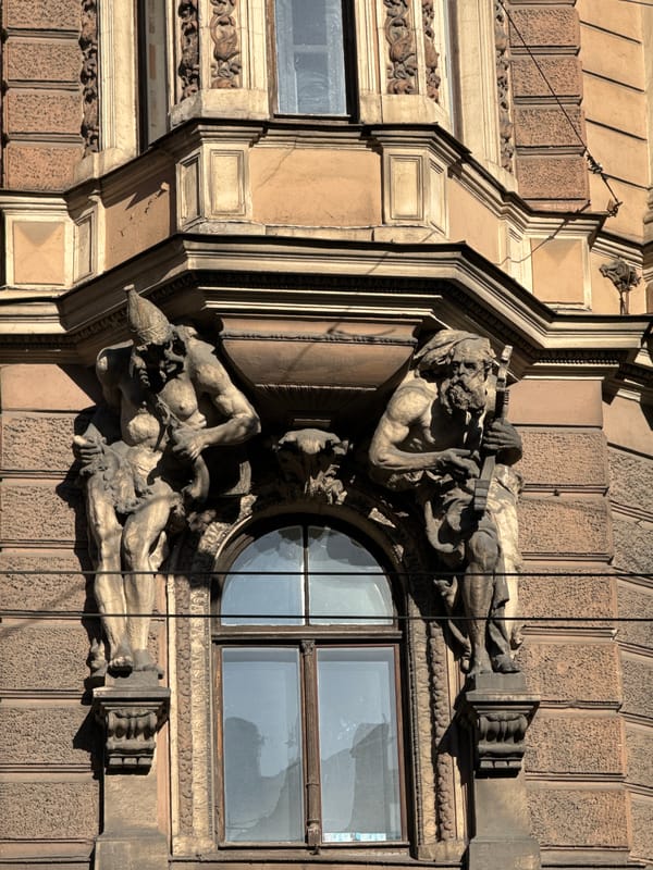 Morning scenes captured across Riga's architecture and streets