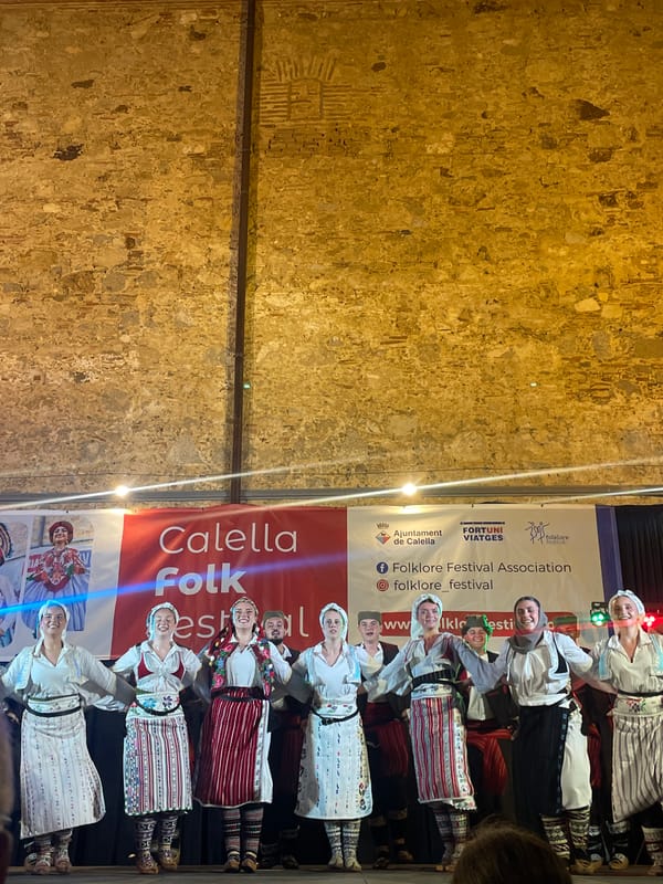 Traditional folk dance performances light up the Calella Folk Festival