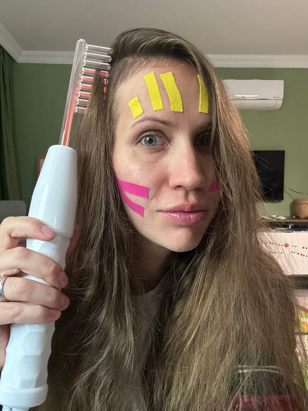 Late-night wellness routine captured in Turkish coastal town