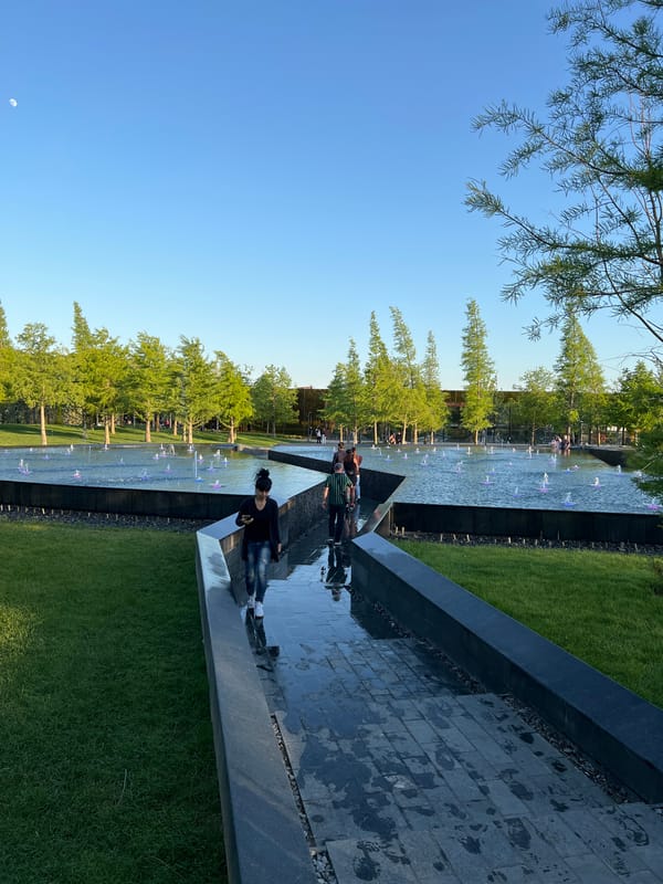 Afternoon park visit documented in Krasnodar featuring fountains and sculptures