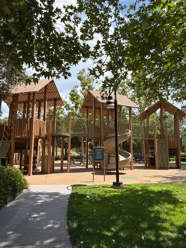 A wide-ranging evening roam through Irvine's parks and streets